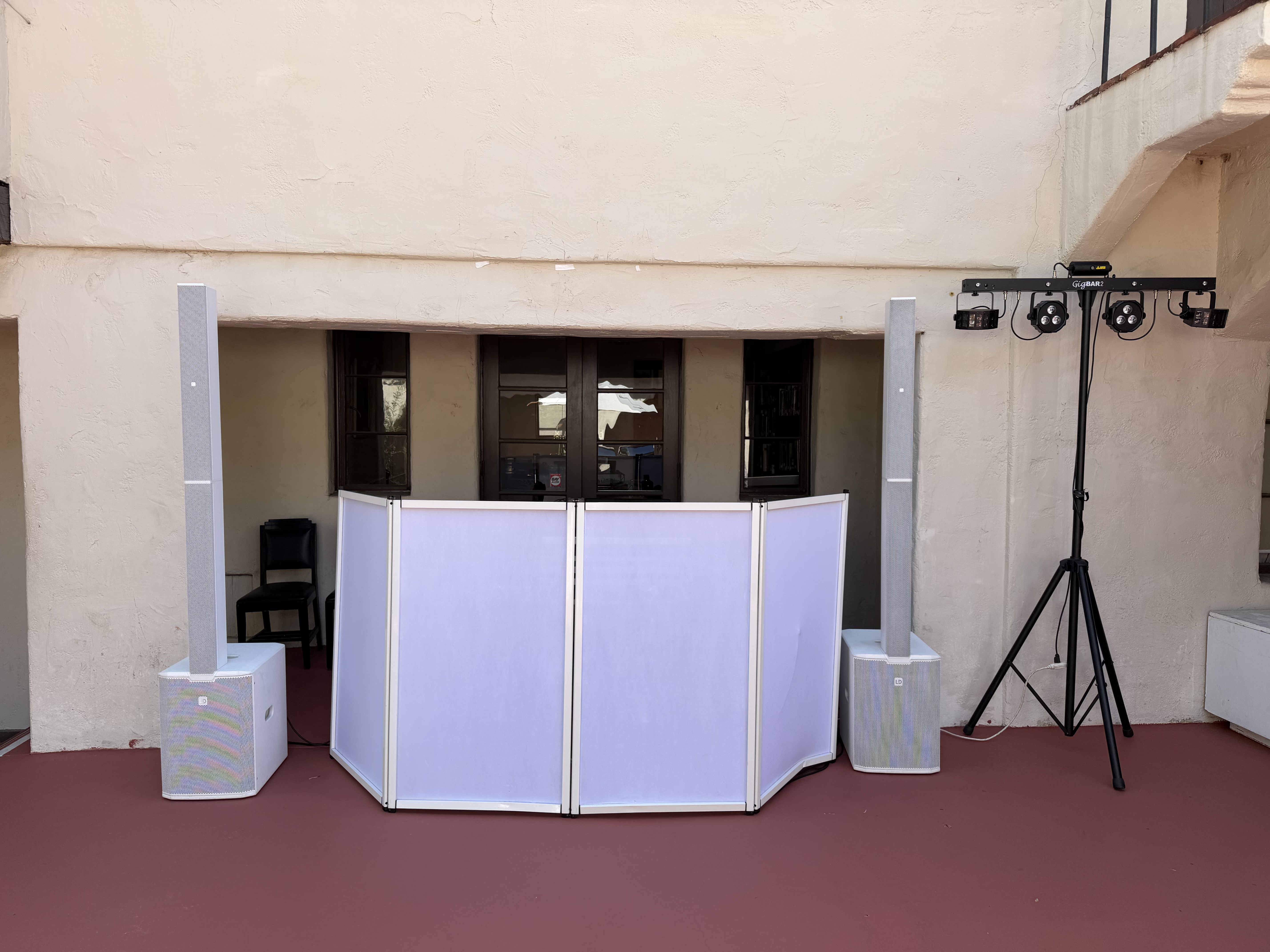 White Wedding Set Up