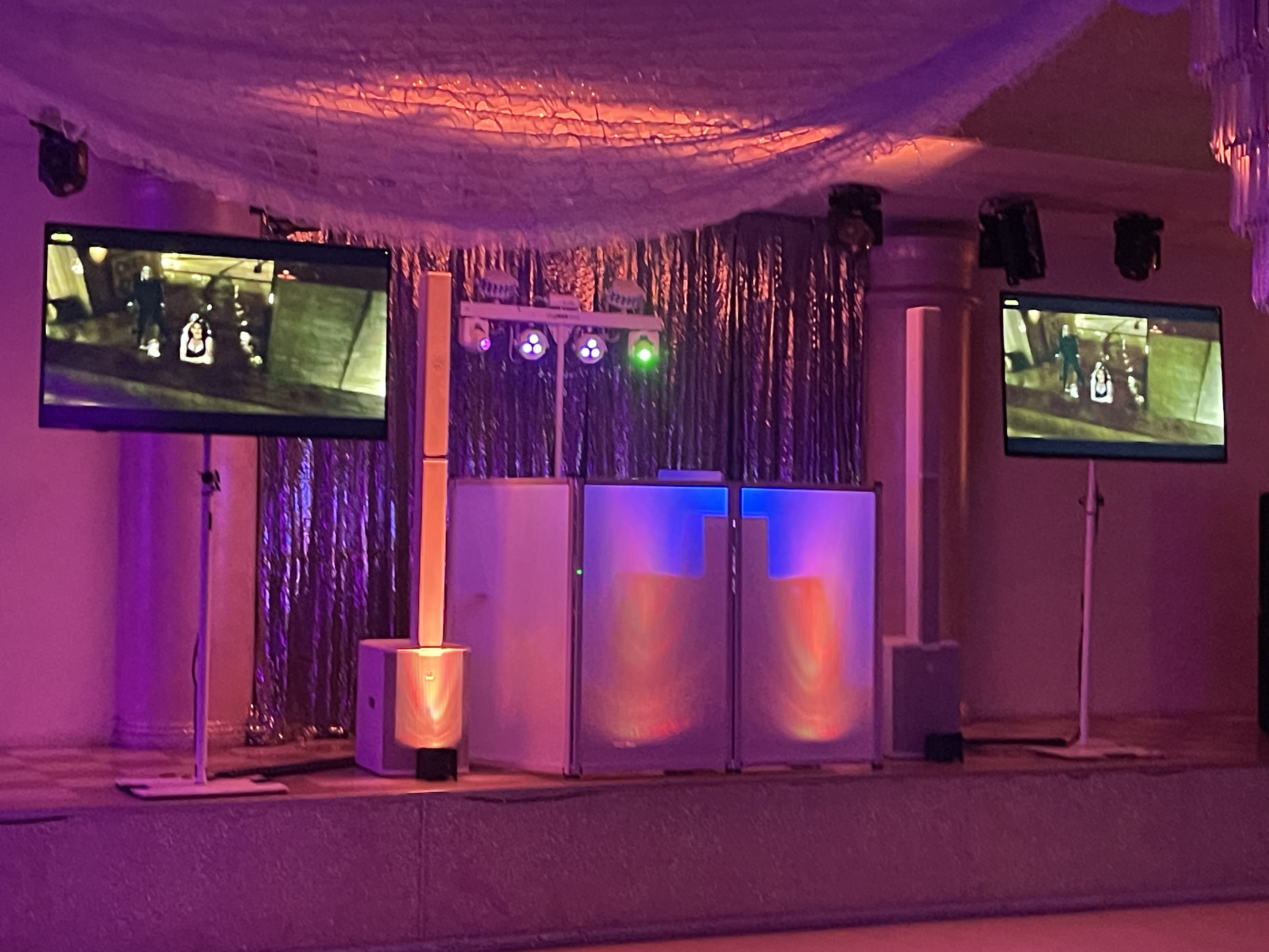 2 TV  Wedding/Quince Setup